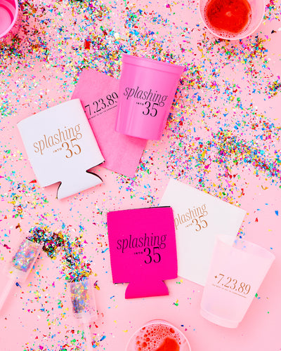 Splashing Into 35 Birthday Stadium Cups