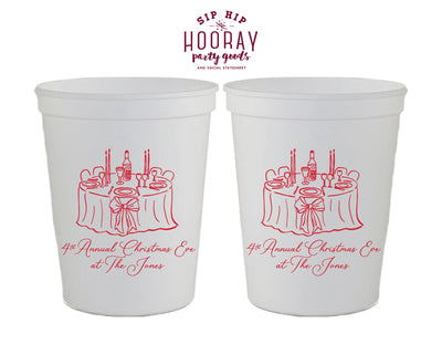Christmas Eve Stadium Cups