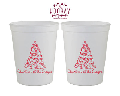 Christmas Tree Christmas Stadium Cup