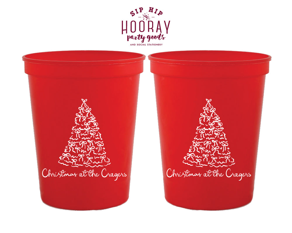 Christmas Tree Christmas Stadium Cup