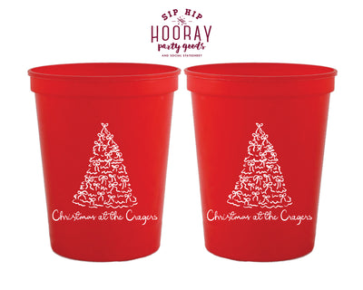Christmas Tree Christmas Stadium Cup