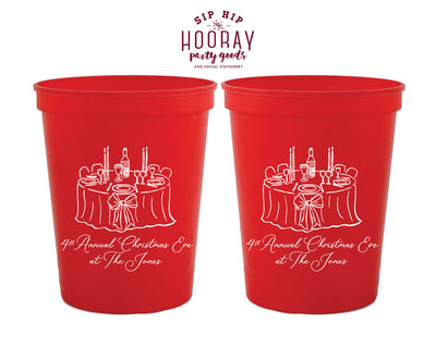 Christmas Eve Stadium Cups