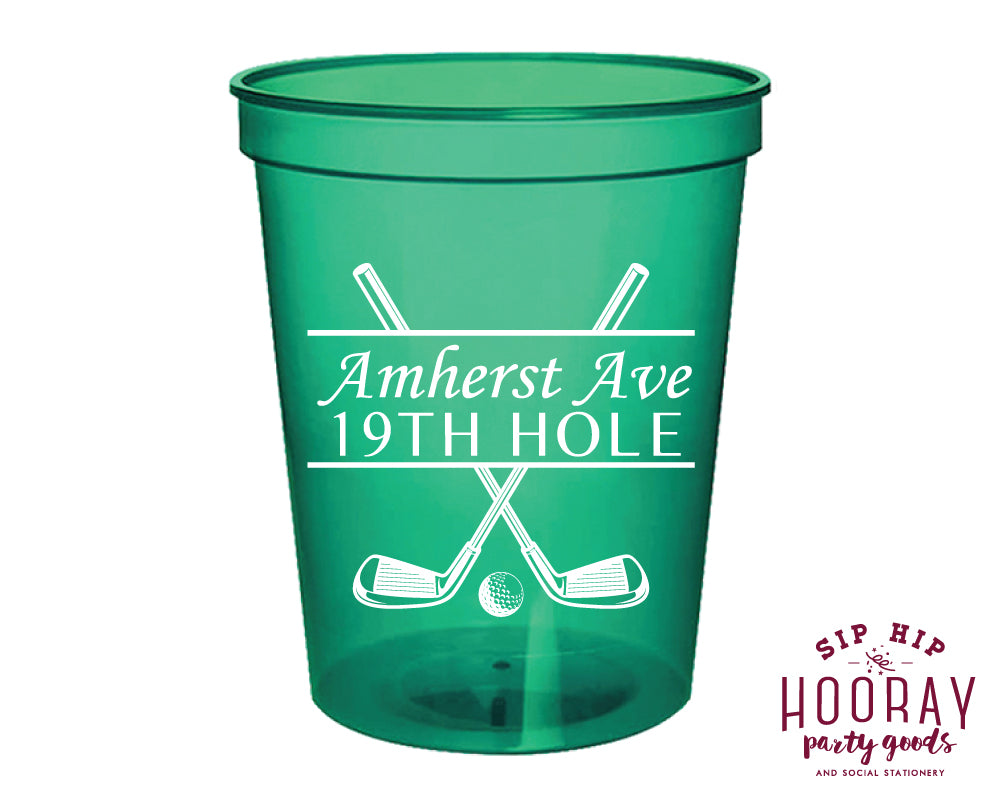 19th Hole Golf Stadium Cups