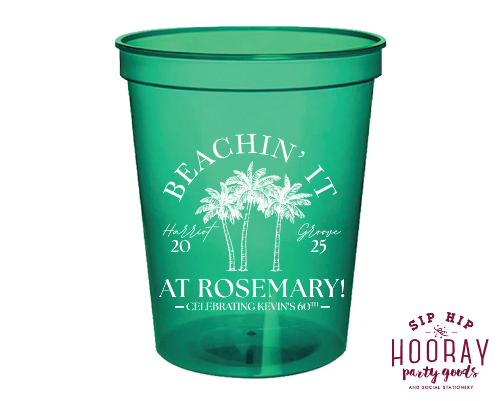 Party in the Palms Bachelorette Stadium Cups