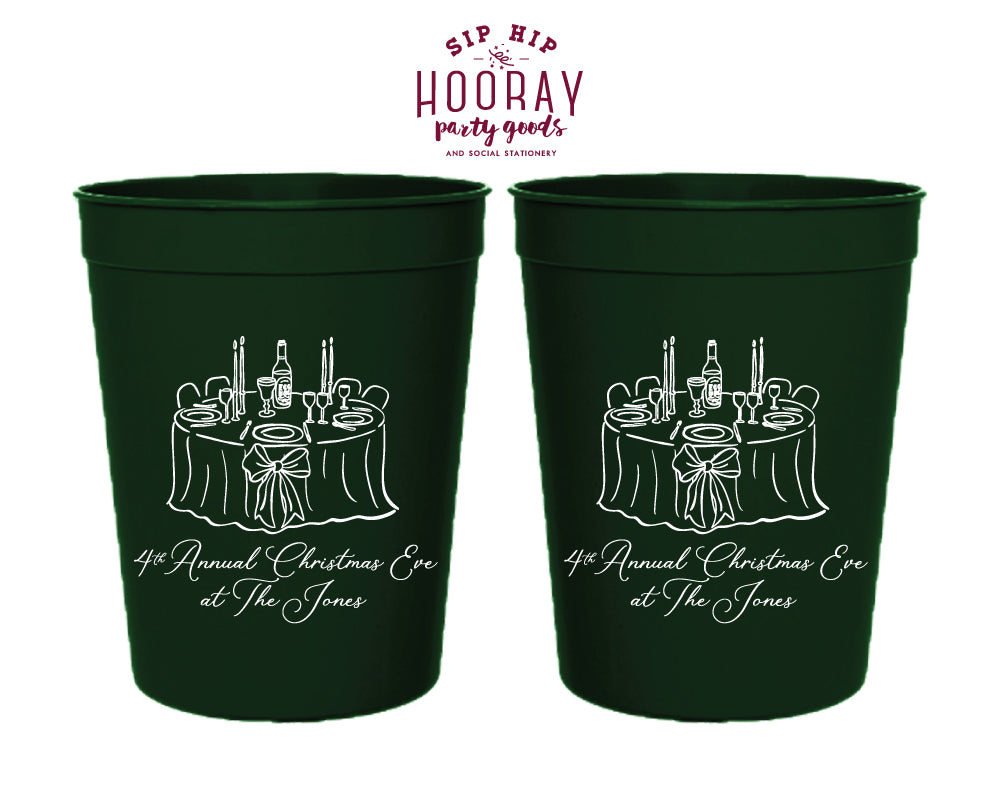 Christmas Eve Stadium Cups