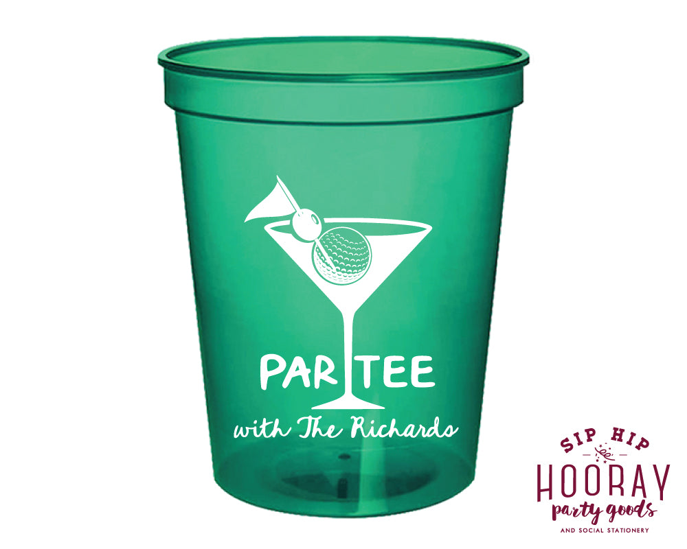 Custom Par-Tee Golf Stadium Cups