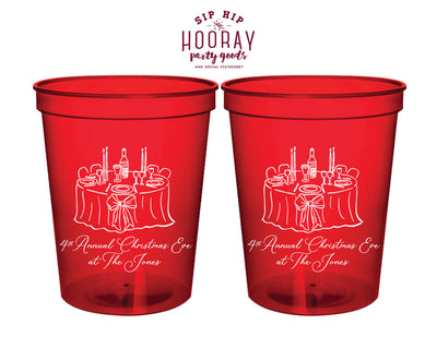 Christmas Eve Stadium Cups