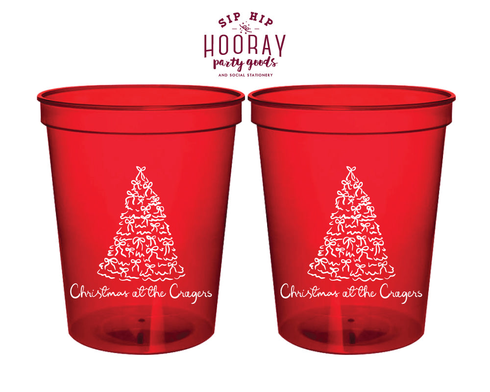 Christmas Tree Christmas Stadium Cup