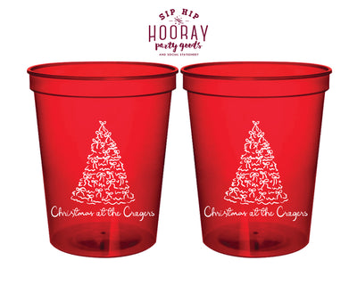 Christmas Tree Christmas Stadium Cup
