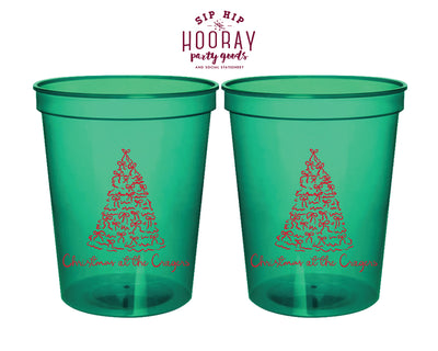Christmas Tree Christmas Stadium Cup