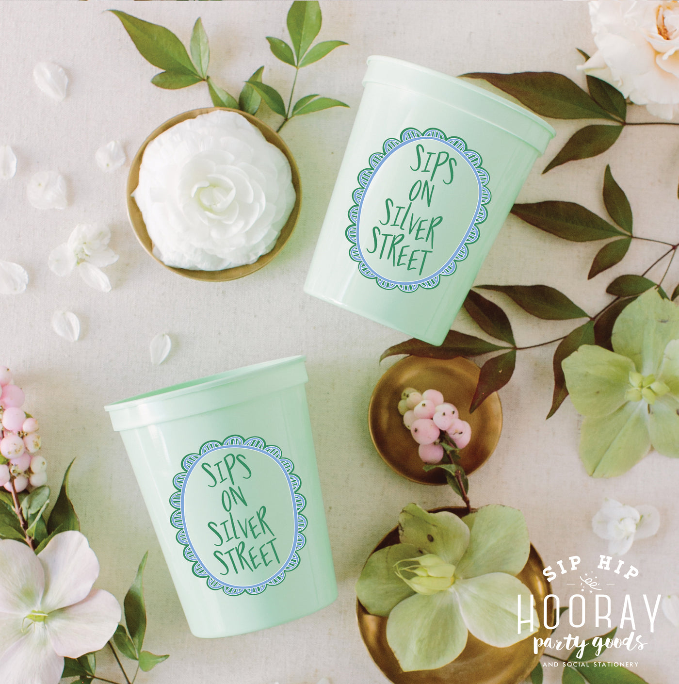 At Home Collection | Custom House Party Full Color Stadium Cups