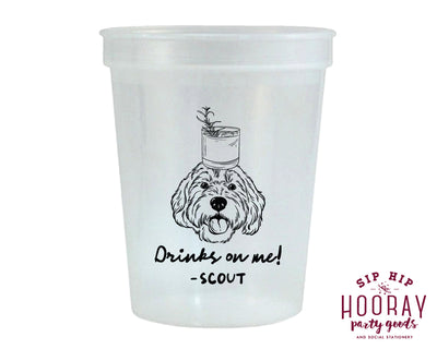 Doodle Drink Sketch Wedding Stadium Cups