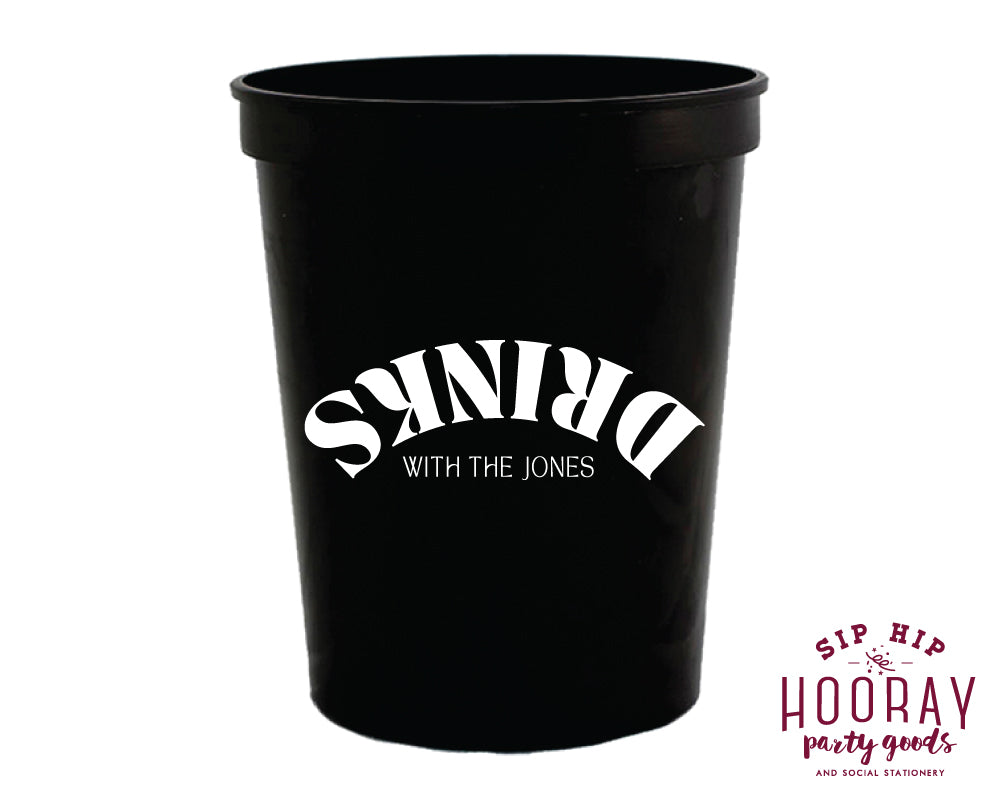 Custom Drinks with the Family Stadium Cups