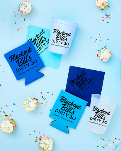 Talk Thirty To Me Dirty 30 Birthday Stadium Cups
