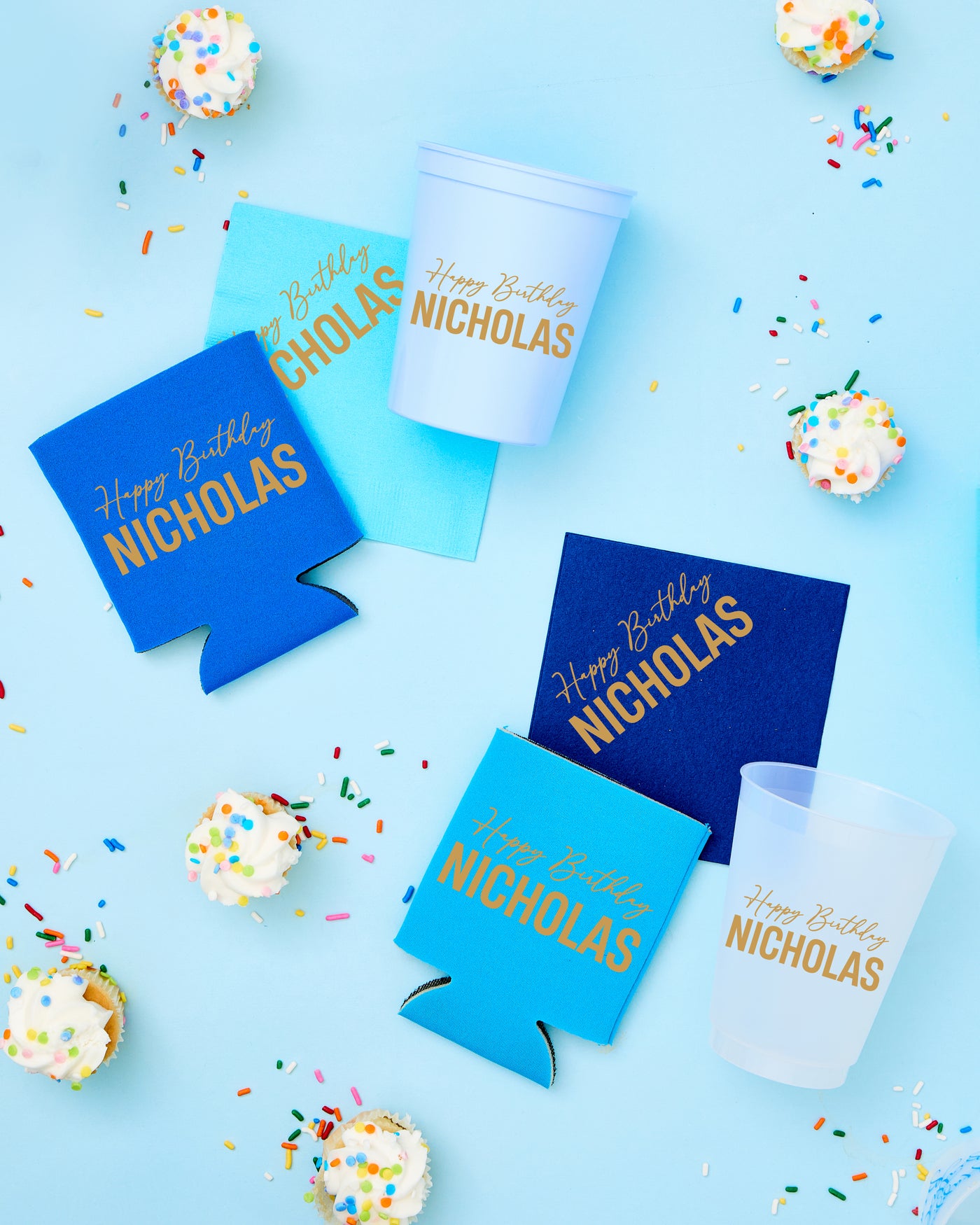 The Big 40 Birthday Stadium Cups