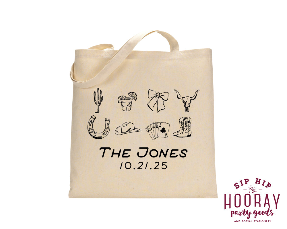 Western Icons Family Tote Bags