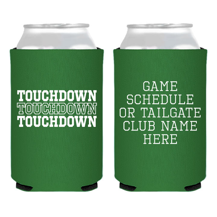 Custom Tailgate Can Coolers - Touchdown Tailgate Schedule