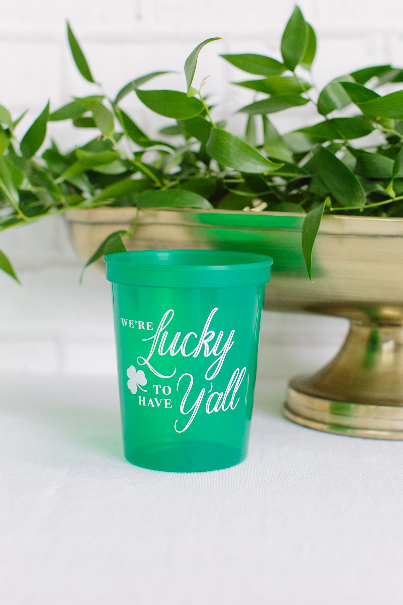 St. Patrick's Day Logo Stadium Cups