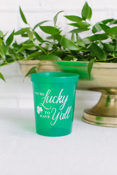 St. Patrick's Day Logo Stadium Cups