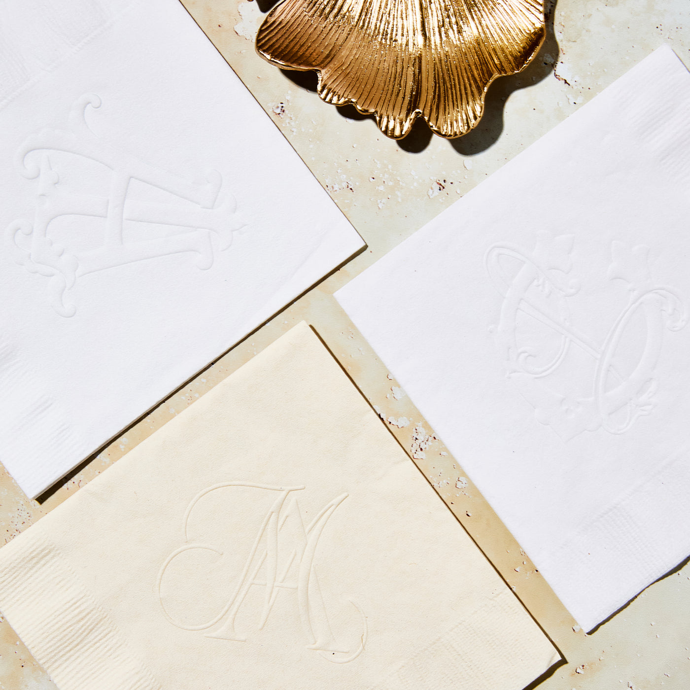 Custom Embossed Cocktail Napkins