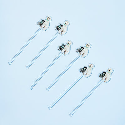 Custom Watercolor Pet Stir Sticks