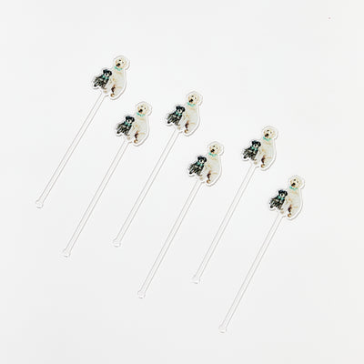 Custom Watercolor Pet Stir Sticks