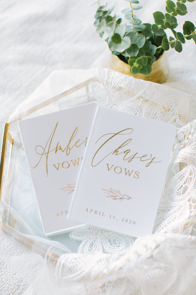 Custom Wedding Vow Books
