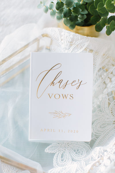 Custom Wedding Vow Books