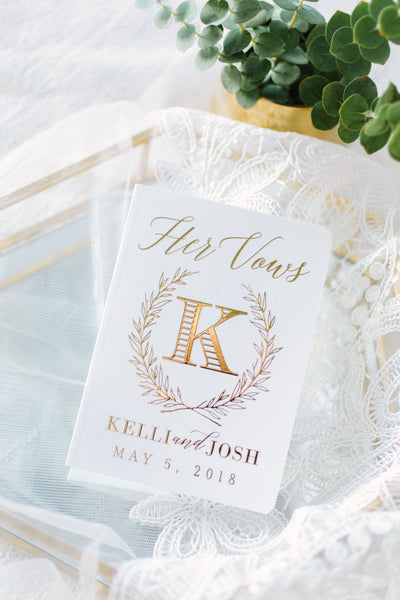 Custom Wedding Vow Books