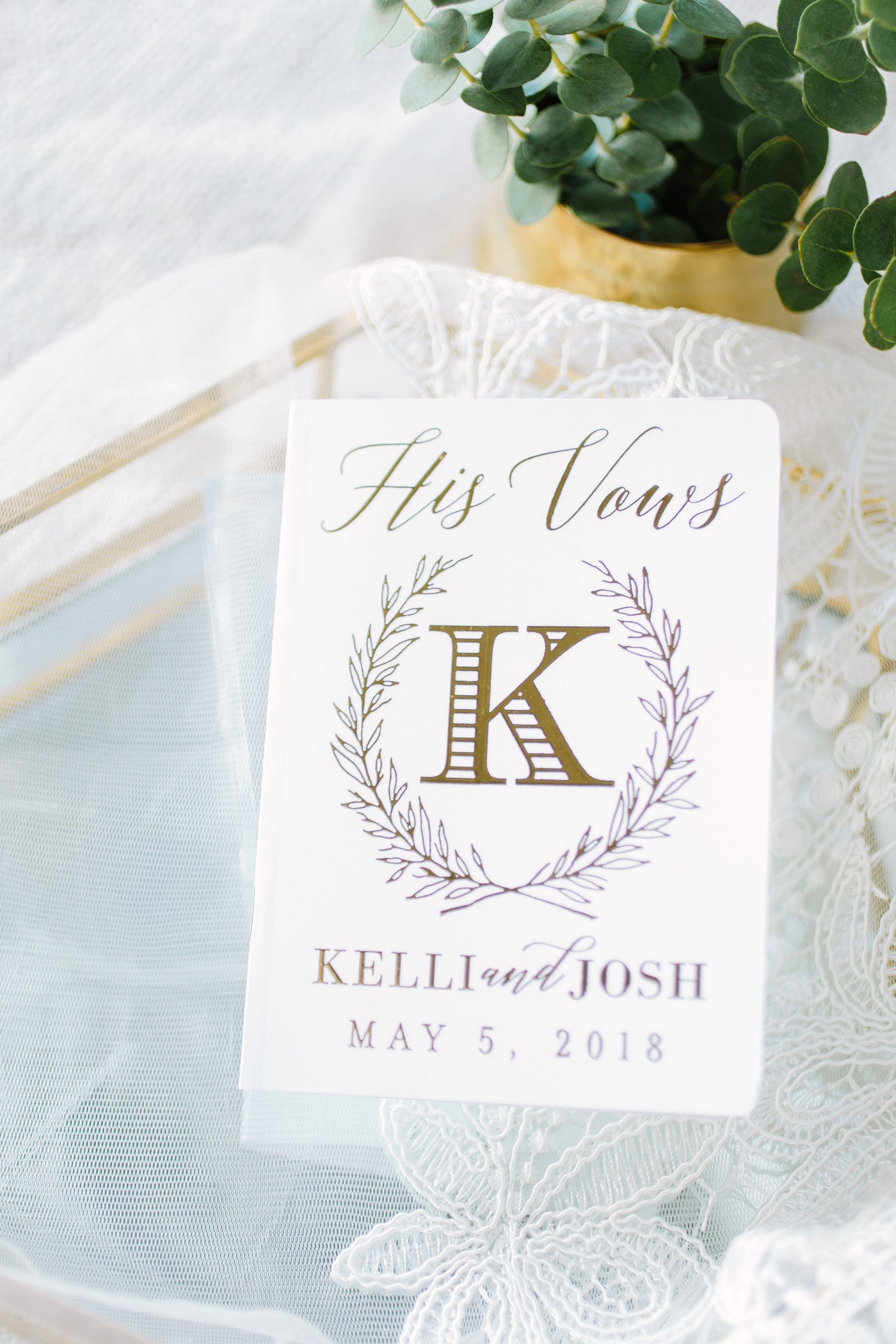 Custom Wedding Vow Books