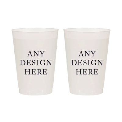 Custom 12oz Frosted Cups