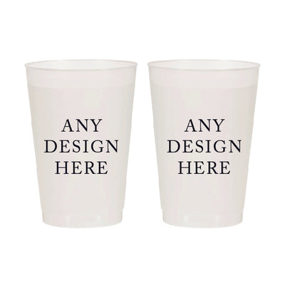 Custom 14oz Frosted Cups