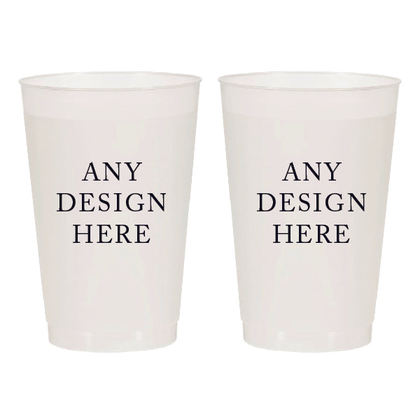 Custom 20oz Frosted Cups