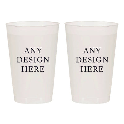 Custom 20oz Frosted Cups