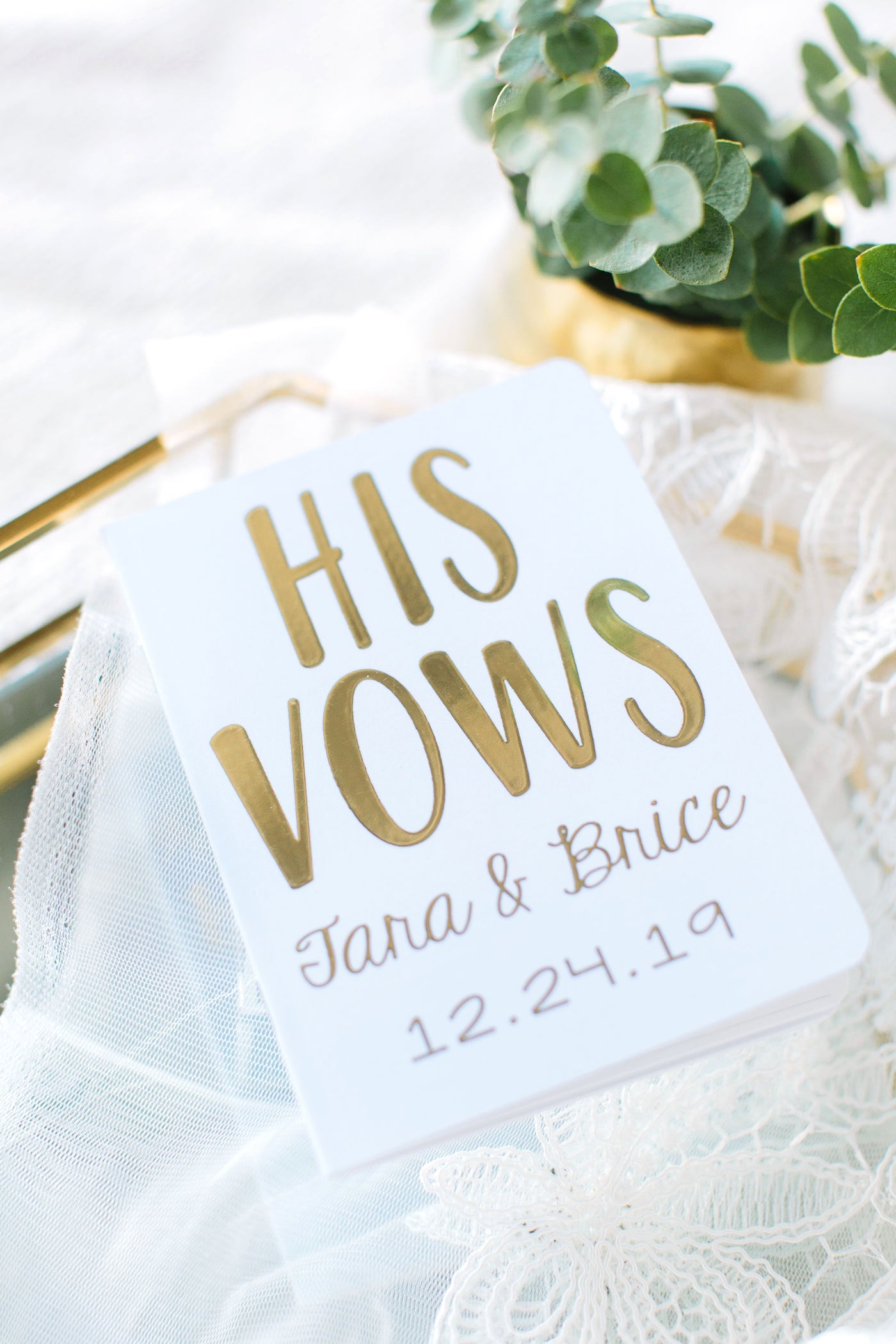 Custom Wedding Vow Books