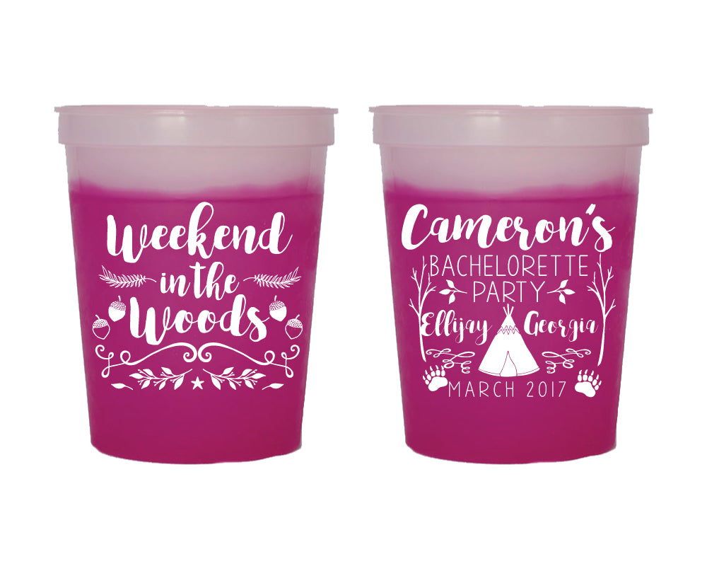 Weekend In The Woods Bachelorette Mood Cup