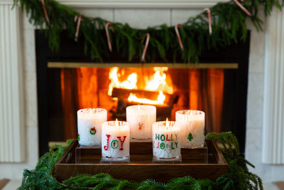 Reindeer Cookie Holiday Confetti Icon 12oz Candle