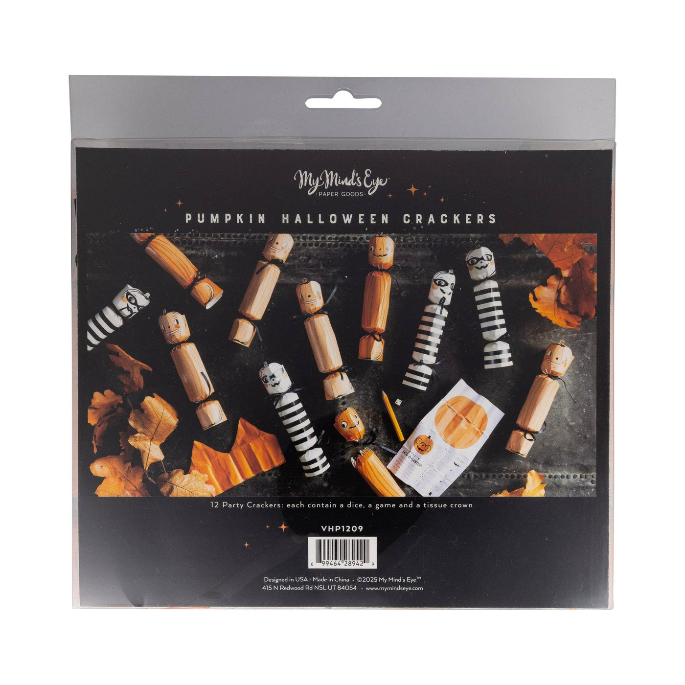 Halloween Pumpkin Crackers