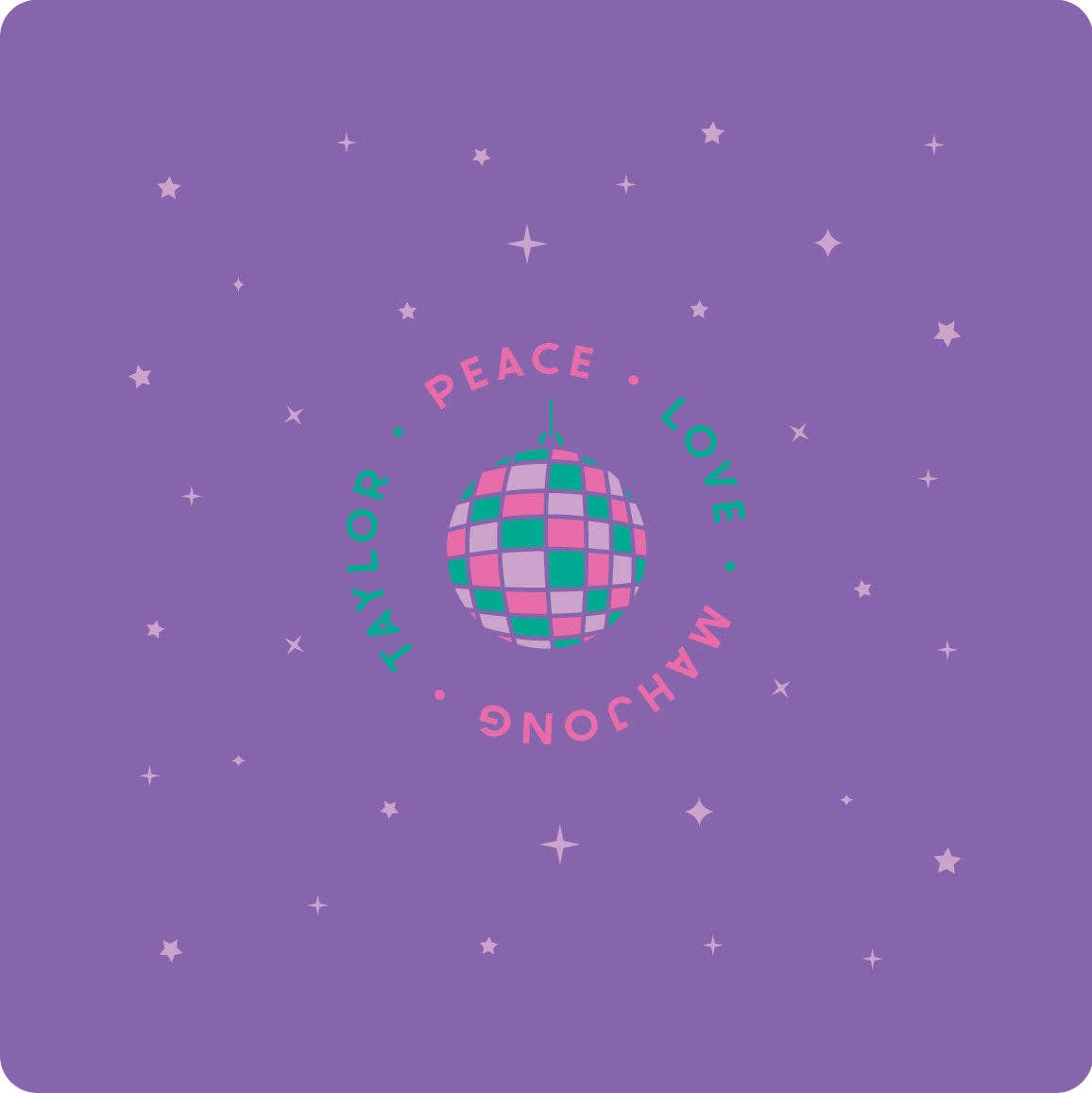 Mats: Purple - Taylor Mat | Peace Love Mahjong