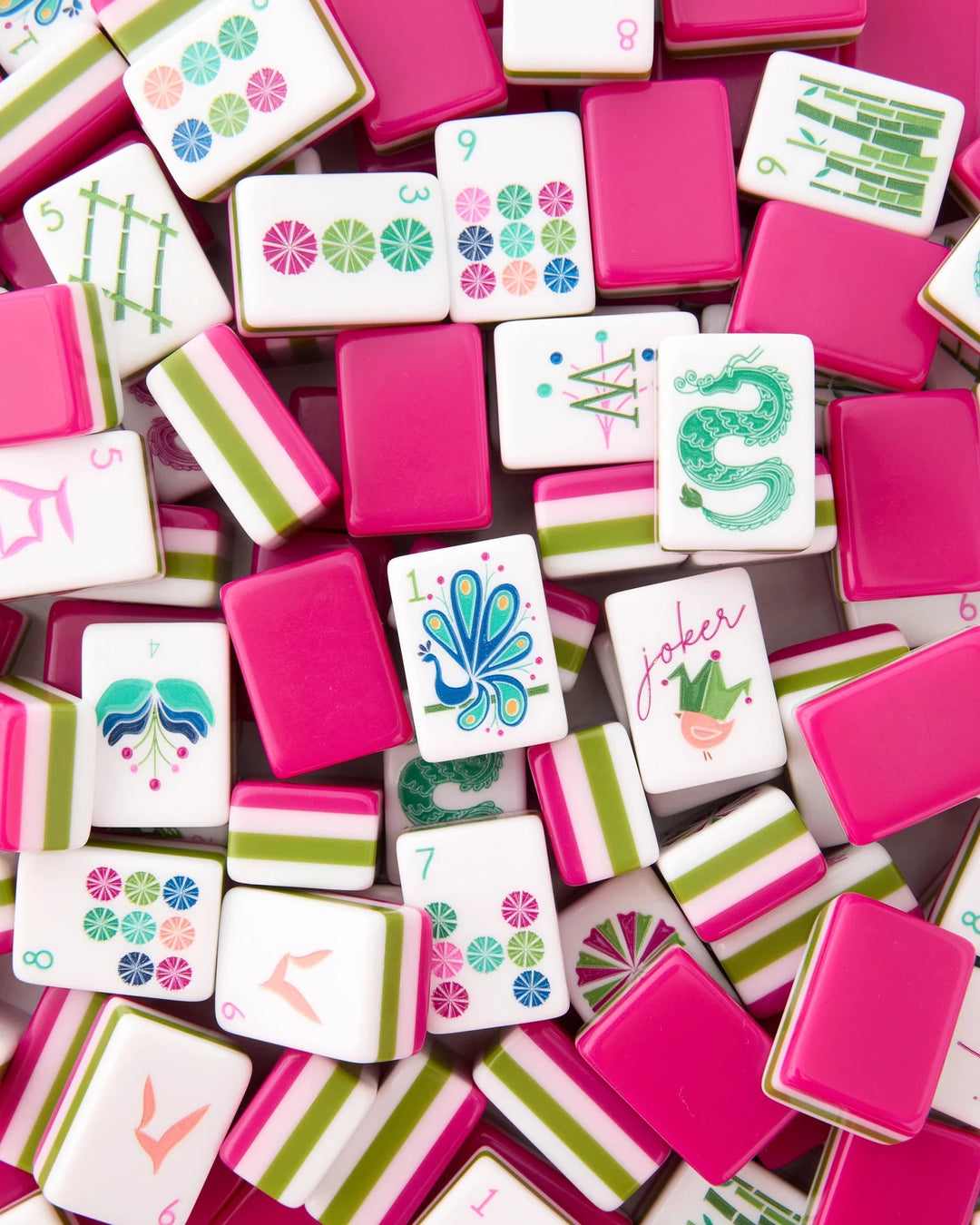 花好財旺 マルチカラー ED 100 Dandy Tiles - Oh My Mahjong | Ships In 1 Business Day – SipHipHooray