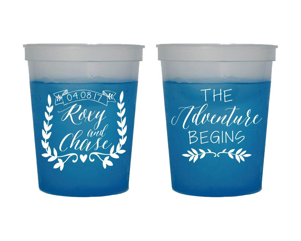 The Adventure Begins Color Changing Cups #1680