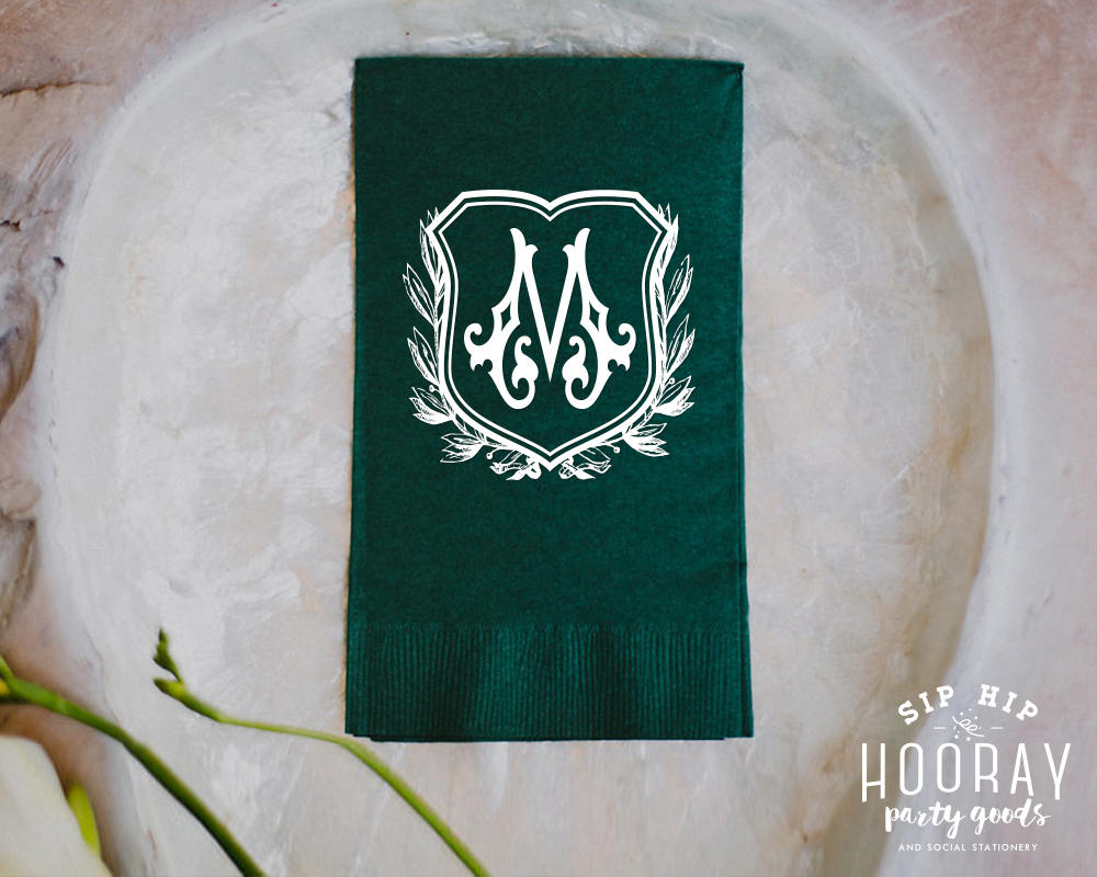 Monogrammed Guest Towels #1890
