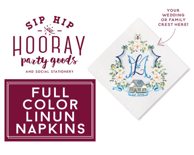 Full Color Linun Napkins