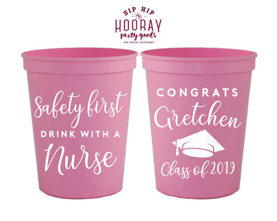 Nursing School Graduation Stadium Cups  #2027
