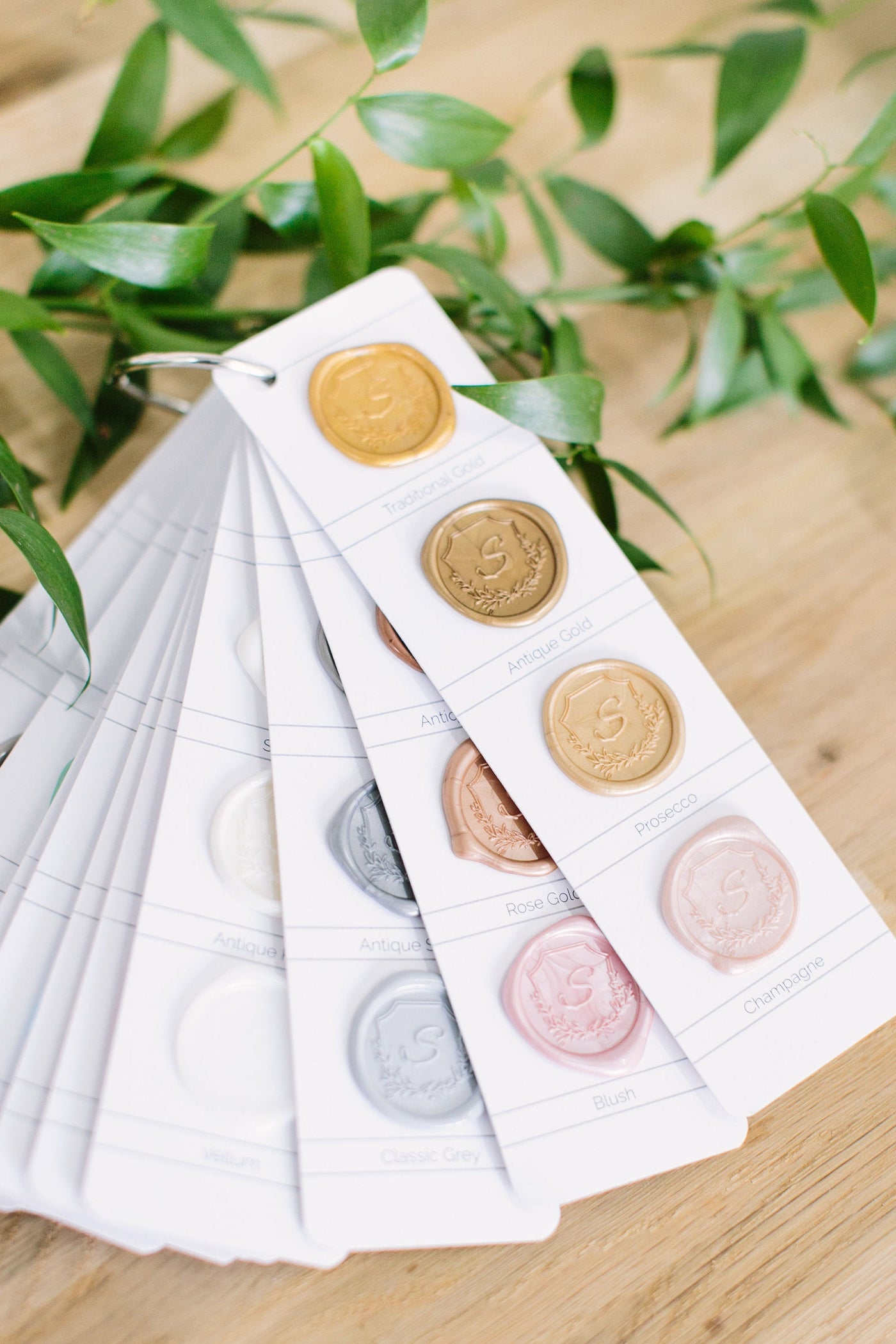 Monogrammed Adhesive Wax Seals