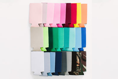 Birthday Neoprene Slim Can Coolers | Template