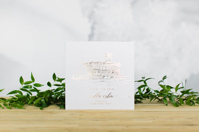 Custom Wedding Venue Guest Book