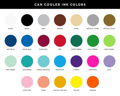 Custom Pet Drawing Neoprene Can Coolers
