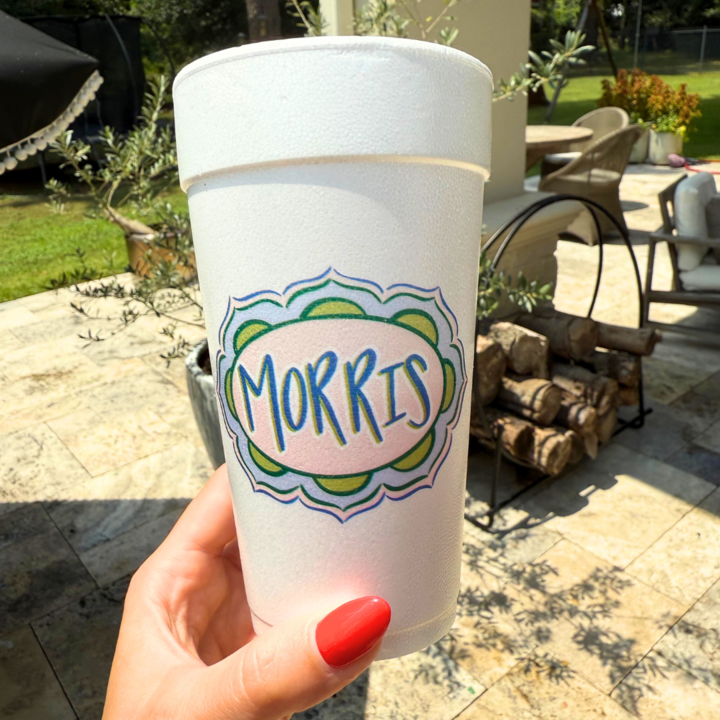 Custom Full Color Styrofoam Cups