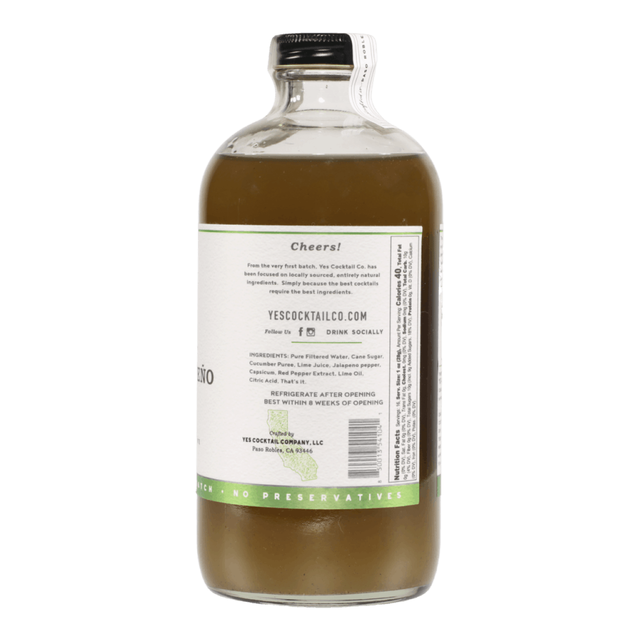 Cucumber Jalapeno Cocktail Mixer